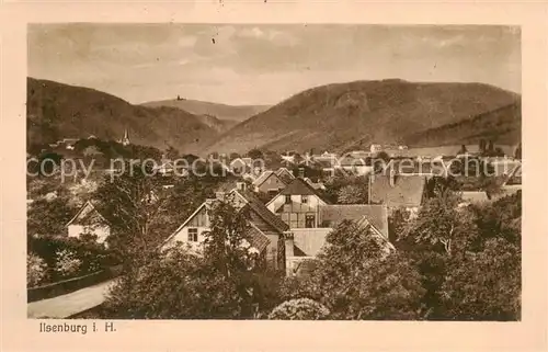 AK / Ansichtskarte  Ilsenburg_Harz Panorama Blick zum Brocken Ilsenburg Harz