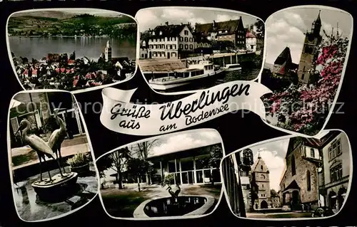 AK / Ansichtskarte  ueberlingen_Bodensee Teilansichten Zentrum Altstadt Stadttor Brunnen ueberlingen Bodensee