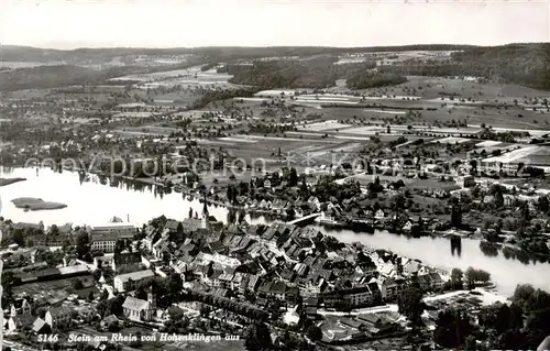 AK / Ansichtskarte Stein_Rhein_SH Panorama Blick von Burg Hohenklingen aus 