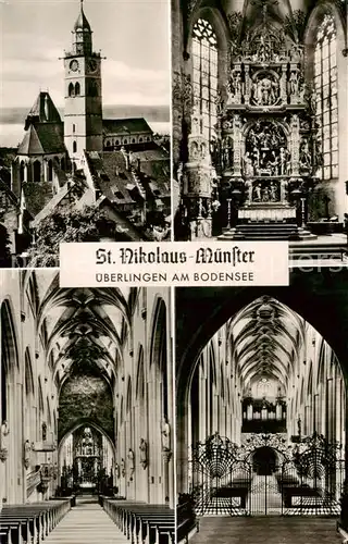 AK / Ansichtskarte 73810929 ueberlingen_Bodensee St. Nikolaus Muenster ueberlingen Bodensee