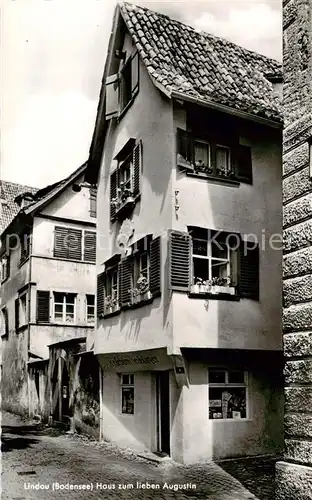 AK / Ansichtskarte  Lindau_Bodensee Haus zum lieben Augustin Gasthaus Altstadt Lindau Bodensee