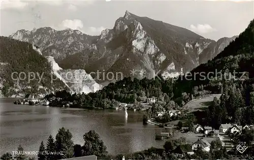 AK / Ansichtskarte  Traunkirchen_AT Panorama Blick ueber den Traunsee Alpen
 