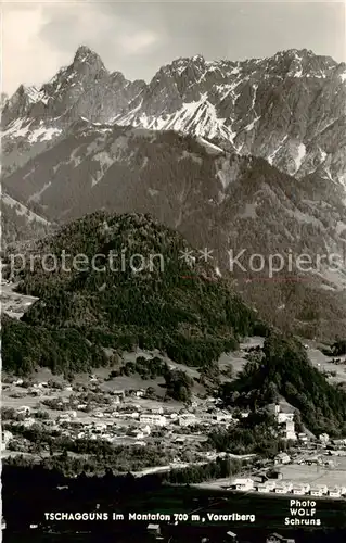 AK / Ansichtskarte  Tschagguns_Vorarlberg Panorama Bergwelt Montafon Tschagguns Vorarlberg