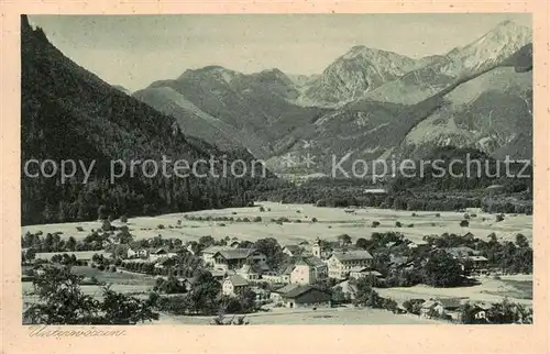 AK / Ansichtskarte 73810969 Unterwoessen Panorama Allgaeuer Alpen Unterwoessen