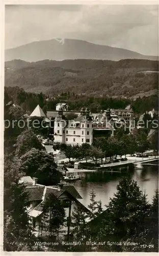 AK / Ansichtskarte  Velden__Woerthersee_AT Blick auf das Schloss 