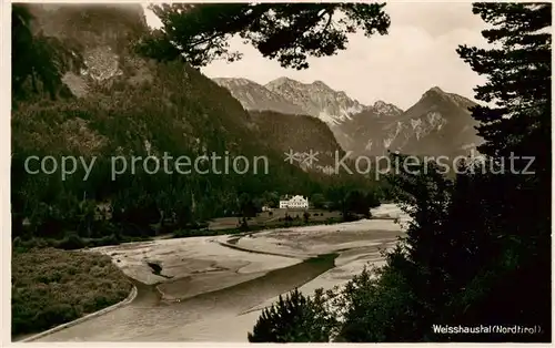 AK / Ansichtskarte  Weisshaustal_Weisshausthal_Fuessen_Allgaeu Landschaftspanorama Alpen 