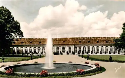 AK / Ansichtskarte  Ansbach_Mittelfranken Hofgarten Orangerie Fontaene Ansbach Mittelfranken