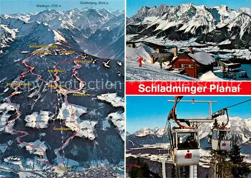 AK / Ansichtskarte  Seilbahn_Cable-Car_Telepherique Schladminger Planai 