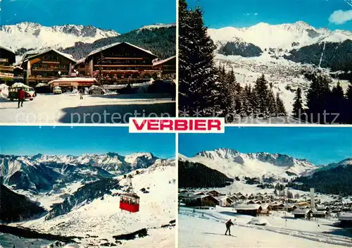 AK / Ansichtskarte  Seilbahn_Cable-Car_Telepherique Verbier 