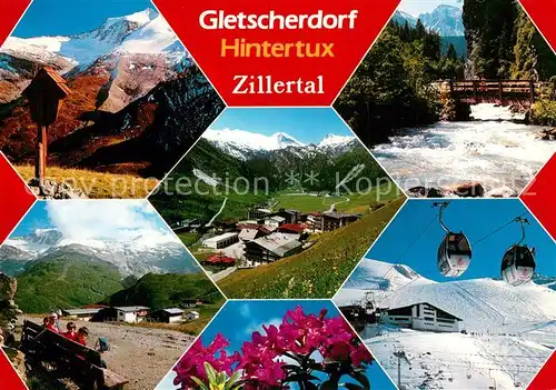 AK / Ansichtskarte 73811063 Seilbahn_Cable-Car_Telepherique Hintertux Zillertal Tirol 