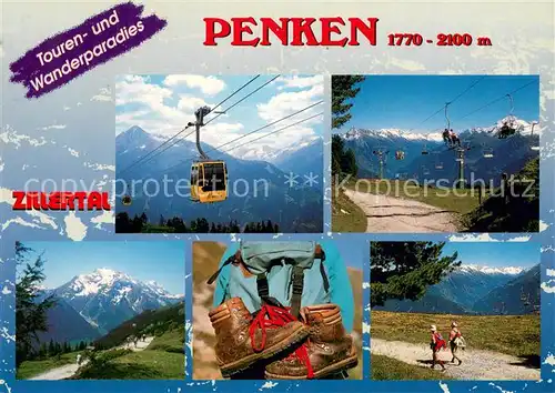 AK / Ansichtskarte  Seilbahn_Cable-Car_Telepherique Touren Wanderdorado Penken Zillertal 