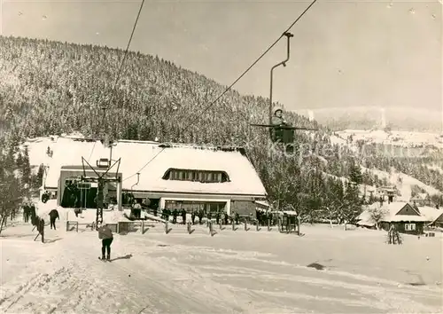 AK / Ansichtskarte  Sessellift_Chairlift_Telesiege Szczyrk  