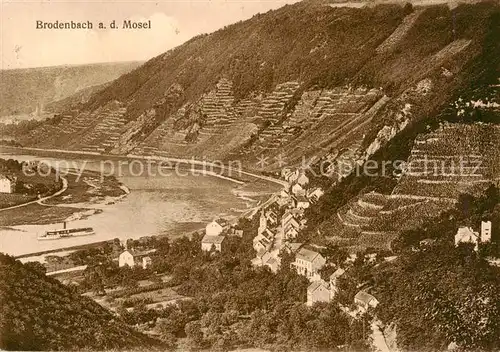 AK / Ansichtskarte  Brodenbach_Mosel Panorama 