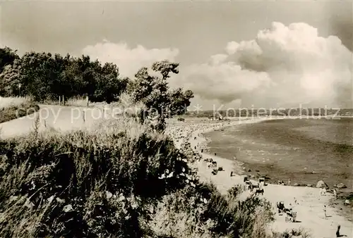 AK / Ansichtskarte  Hohwacht_Ostseebad Strand Panorama Hohwacht_Ostseebad