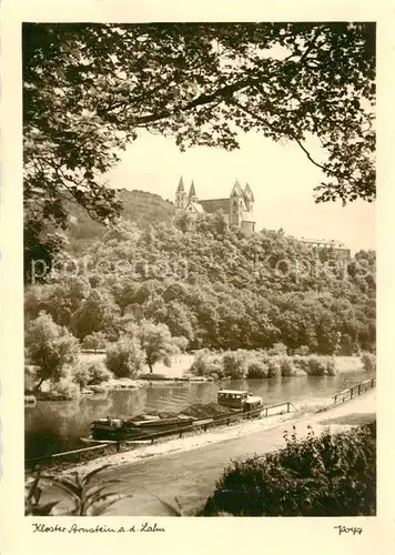 AK / Ansichtskarte  Arnstein_Kloster_Obernhof Lahnpartie Kloster Arnstein 