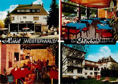 AK / Ansichtskarte  Ehlscheid Hotel Westerwald Gastraeume Ehlscheid