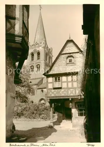 AK / Ansichtskarte  Bacharach_Rhein Alte Post Bacharach Rhein