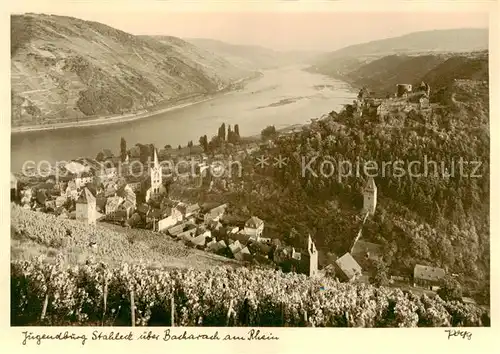 AK / Ansichtskarte  Bacharach_Rhein Jugendburg Stahleck Bacharach Rhein