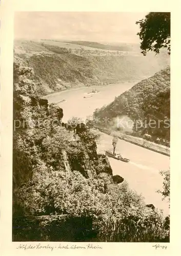 AK / Ansichtskarte  St_Goar_Rhein Auf der Loreley 