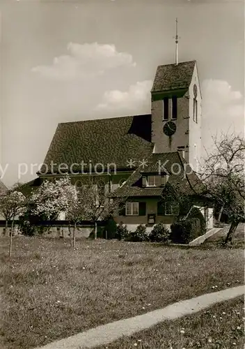 AK / Ansichtskarte  Wasserburg_Bodensee Ev Kirche St Johannes Wasserburg Bodensee