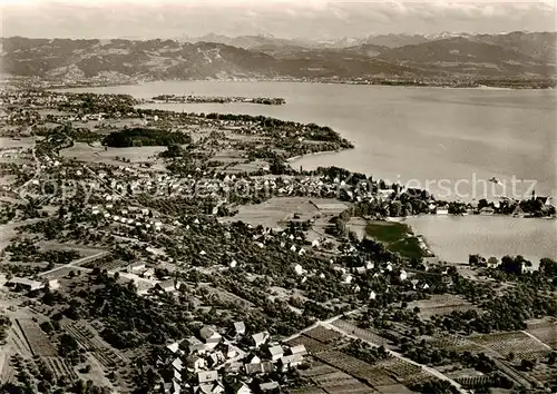 AK / Ansichtskarte  Wasserburg_Bodensee Fliegeraufnahme Wasserburg Bodensee