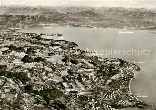 AK / Ansichtskarte 73811171 Wasserburg_Bodensee Fliegeraufnahme Wasserburg Bodensee