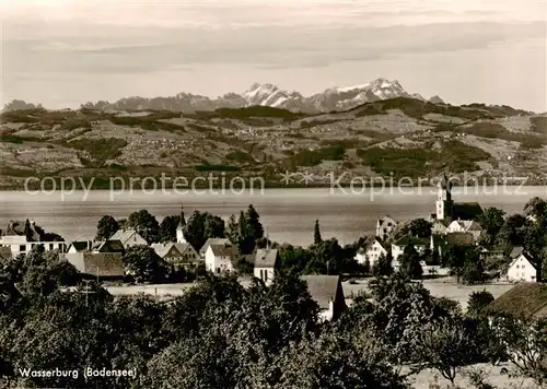 AK / Ansichtskarte 73811172 Wasserburg_Bodensee Panorama Wasserburg Bodensee