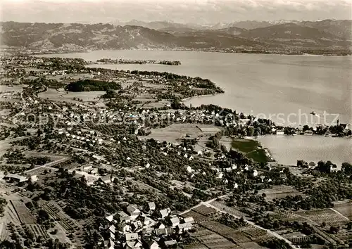 AK / Ansichtskarte  Wasserburg_Bodensee Fliegeraufnahme Wasserburg Bodensee