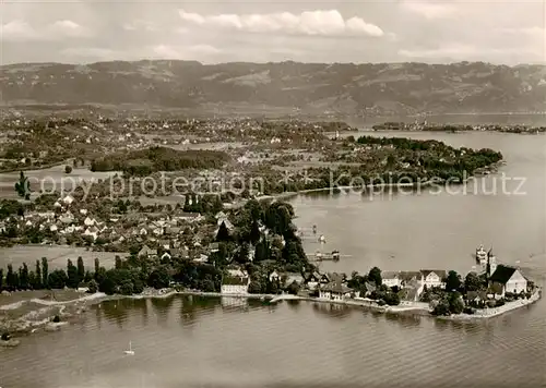 AK / Ansichtskarte  Wasserburg_Bodensee Fliegeraufnahme Wasserburg Bodensee