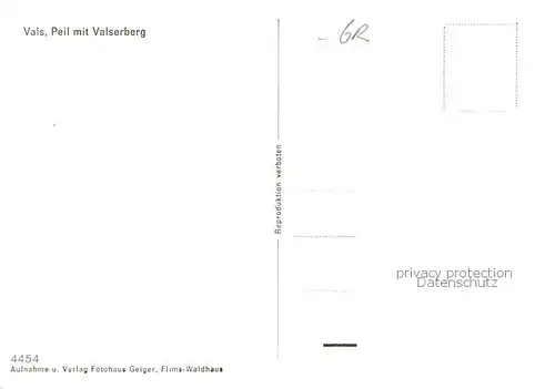 AK / Ansichtskarte Vals_GR_Bad Peil mit Valserberg Vals_GR_Bad