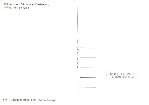 AK / Ansichtskarte Werdenberg_SG Grafenschloss 