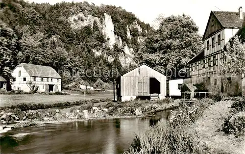 AK / Ansichtskarte  Wiesenttal Gasthaus Schottersmuehle Wiesenttal