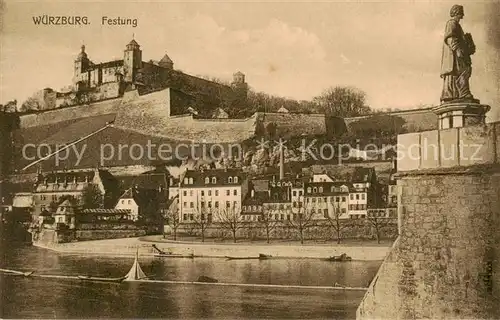 AK / Ansichtskarte  Wuerzburg Festung Wuerzburg