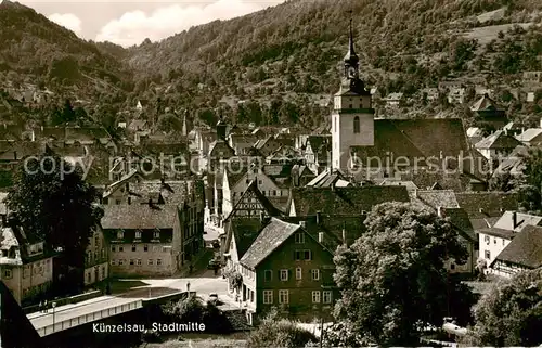 AK / Ansichtskarte  Kuenzelsau Panorama Kuenzelsau