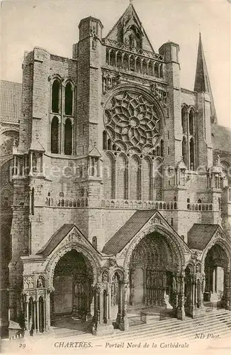 AK / Ansichtskarte Chartres_28 Portail Nord de la Cathedrale 