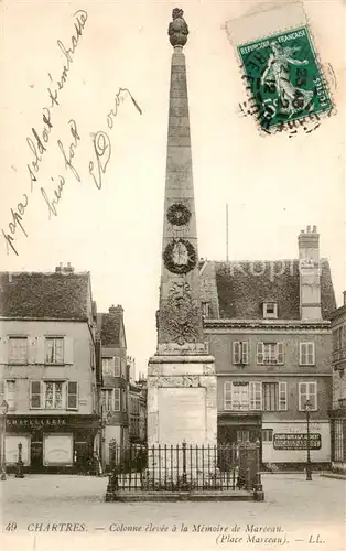 AK / Ansichtskarte Chartres_28 Colonne elevee a la Memoire de Marceau 