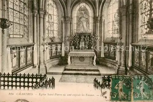 AK / Ansichtskarte Chartres_28 Eglise Saint Pierre ou sont exposes les Emaux 