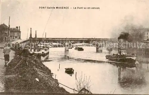 AK / Ansichtskarte Pont Sainte Maxence_60_Oise Le Pont vu en amont 