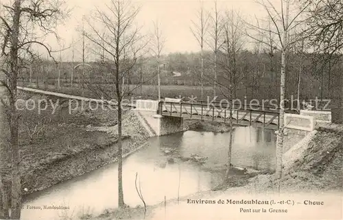 AK / Ansichtskarte Choue_41_Loir et Cher Pont sur la Grenne 