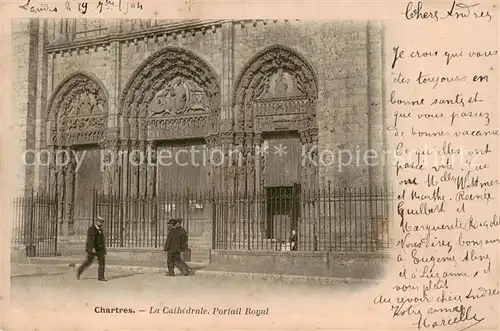 AK / Ansichtskarte Chartres_28 La Cathedrale Portail Royal 