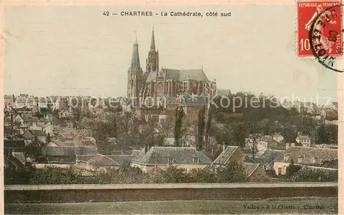 AK / Ansichtskarte Chartres_28 La Cathedrale cote sud 