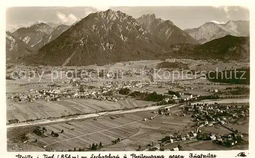 AK / Ansichtskarte 73811369 Reutte_Tirol Lechaschau und Breitenwana mit Zugspitze Reutte Tirol