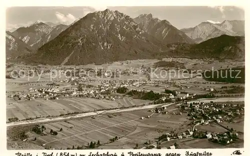 AK / Ansichtskarte  Reutte_Tirol Lechaschau und Breitenwana mit Zugspitze Reutte Tirol