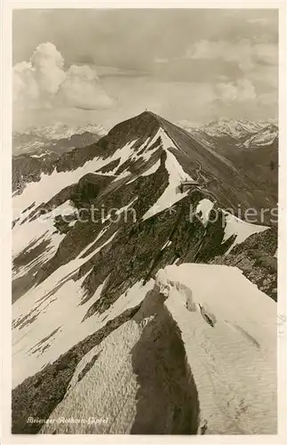 AK / Ansichtskarte Brienzer Rothorn_Brienzerrothorn_BE Gipfel 