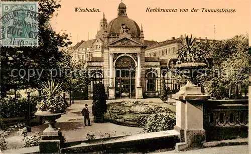 AK / Ansichtskarte  Wiesbaden Kochbrunnen Wiesbaden