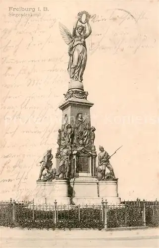 AK / Ansichtskarte  Freiburg_Breisgau Siegesdenkmal Freiburg Breisgau