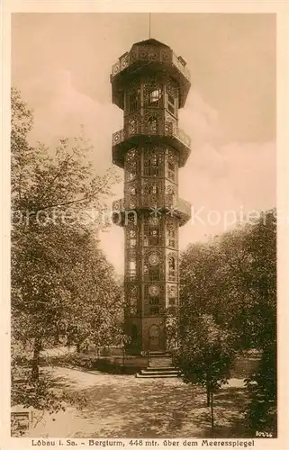 AK / Ansichtskarte  Loebau_Sachsen Bergturm  Loebau Sachsen