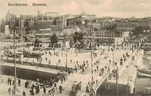 AK / Ansichtskarte 73811421 Stockholm Slussen Stockholm