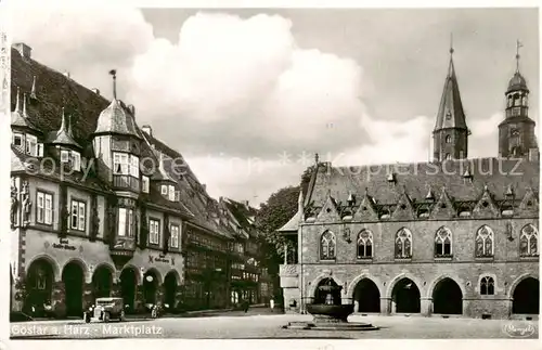 AK / Ansichtskarte  Goslar Marktplatz Goslar