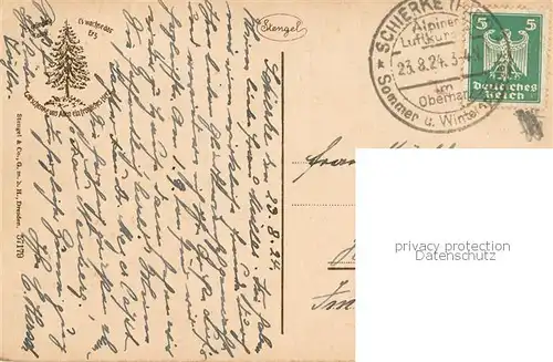 AK / Ansichtskarte  Schierke_Harz Partie an der Kirche Schierke Harz